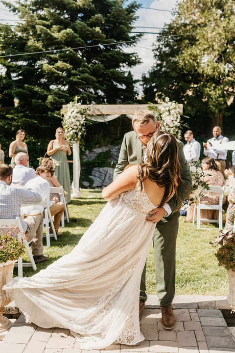 A newlywed celebration at Lavender Ridge